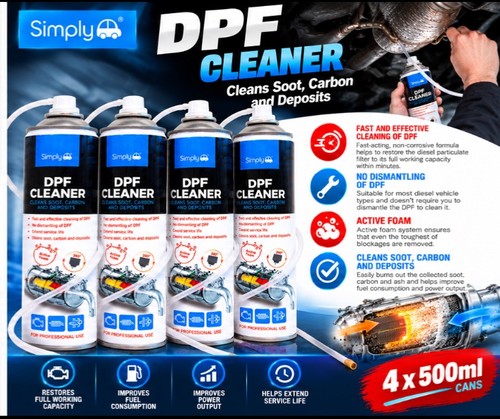 Simply dpf cleaner aerosol - 4x,